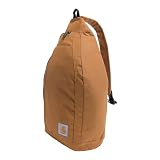 Carhartt - Bolsa para tablet con cierre de apertura lateral y bolsa para mochila, bandolera marrón, talla única