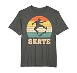 Divertida camisa de skate con diseño retro vintage para skateboarder Camiseta