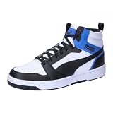 PUMA Rebound V6, Zapatillas Unisex adulto, Black White Team Royal, 38 EU