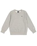 Champion Legacy Basics B-Ultralight Powerblend Fleece Crewneck Sudadera Niños y Adolescentes, Gris Melange Claro., 9-10 Años