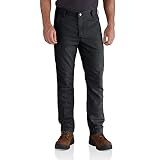 Carhartt Rigby Straight Fit Pant, Pantalones de trabajo Hombre, Negro, 36W / 30L