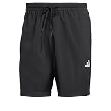 adidas Hombre Essentials Small Logo Chelsea Shorts, Black/White, L