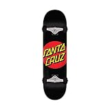 Santa Cruz Classic Dot - Monopatín (20,32 cm), Color Negro