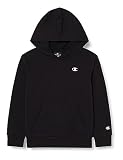 Champion Legacy Basics B-Ultralight Powerblend Fleece Sudadera con Capucha para niños y Adolescentes, Nero, 11-12 Years