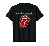 Oficial Rolling Stones Vintage Logo Música Rock Banda Camiseta