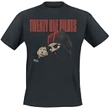 Twenty One Pilots Two Heads Hombre Camiseta Negro 100% algodón Regular