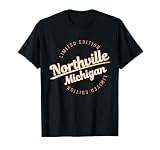 Ropa retro atlética Northville MI Camiseta