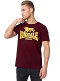 Lonsdale Camiseta Manga Corta Logo Burdeos XXL