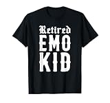 Retirado Emo Kid Funny Gothic Nu Goth Camiseta