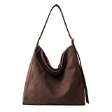 Naapesi Bolso de Mujer Grande, Bolso Shopper Hobo de Ante Sintético