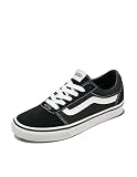 Vans Ward, Zapatillas Mujer, Black and White, 38 EU