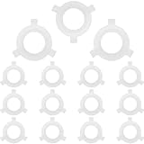 Acmerota Paquete de 15 anillos reductores de pantalla de lámpara E27 a E14,Convertidores Adaptadores E27 a E14 Anillos adaptadores de pantalla de lámpara Arandela del convertidor del anillo