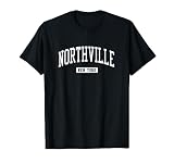 Northville New York NY - Diseño deportivo vintage Camiseta