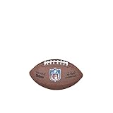 Wilson NFL Mini Replica Balón de fútbol Americano, Cuero Compuesto, Tamaño Mini, Marrón, WTF1631XBNFL