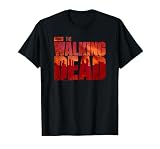 The Walking Dead Blood Logo Camiseta, Hombre, Negro, S
