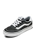 Vans Hombre Brooklyn LS Zapatilla Suede and Black and White 44 EU