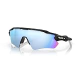 Oakley Oo9208 Radar Ev Path - Gafas de sol rectangulares para hombre, Camuflaje negro mate/Prizm Deep Water Polarizado