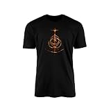 Willow Gifts - Camiseta con logotipo de Elden para jugadores, acción, aventura, fantasía, juego de rol, nerd, oscuridad, tercer persona, consola de juegos, juegos de combate para adolescentes, regalos