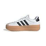 adidas Mujer VL Court Bold Shoes, FTWR White/Core Black/Wonder Beige, 38 EU