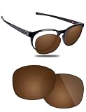 Fiskr Lentes polarizadas de repuesto compatibles con gafas de sol Oakley Reedmace OO9126, resistentes a los impactos y ajuste perfecto, Ámbar marrón, Talla única