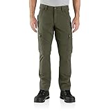 Carhartt Relaxed Ripstop Cargo Work Pant, Pantalones de Trabajo Hombre, Verde (Basil), 31W / 32L