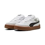 PUMA Tenis Unisex Park Lifestyle Sk8, Puma Blanco Puma Negro Pluma Gris, 42.5 EU