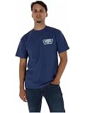 Vans Knu Patch SS - Camiseta Azul Marino