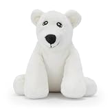 Zappi Co Oso Polar de Peluche (15 cm) – 100% Reciclado, ecológico – Peluche Suave y abrazable para recién Nacidos, niños pequeños, bebés