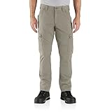 Carhartt Relaxed Ripstop Cargo Work Pant, Pantalones de Trabajo Hombre, Gris (Greige), 38