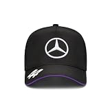 Mercedes AMG Petronas Gorra F1 2024 Lewis Hamilton - Negro - Talla única
