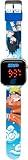 Kids Licensing - Reloj Digital Niño Naruto, Reloj LED Infantil, Batería Duradera, Funciones Completas, Correa Ajustable, Diseño Original, Cuadrado, Perfecto para Regalo
