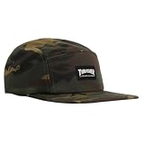 Thrasher Gorra de 5 Paneles, Talla única, Camuflaje
