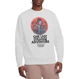 Stranger Things One Last Adventure Poster Sudadera Unisex, Blanco, XL