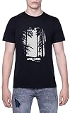 The Cure A Forest Nature Camiseta De Los Hombres Manga Corta Negro T-Shirt Men Black tee XL