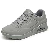 Skechers Uno Stand On Air, Zapatillas Hombre, Light Grey Durabuck Mesh, 41 EU