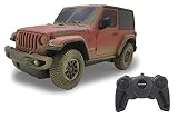 JAMARA Jeep Wrangler Rubicon 1:24 Muddy 2,4 GHz, con Licencia Oficial, hasta 1 Hora de conducción a 9 km/h, Detalles Perfectamente reproducidos, Acabado