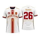 KALLPA Camiseta Mundial España de fútbol Personalizada.