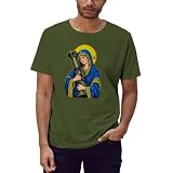 Celvyn Merch Ukrianian St Javelin Protector of Ukraine Camiseta de Hombre Verde Militar Talla S