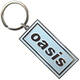 Rock Off officially licensed products Oasis Logo Sky Blue Band Logo Llavero Talla Única