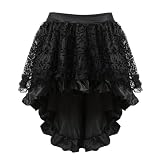 Genérico Falda Mujeres Gótico para Cosplay Vintage Corset Falda Tul De Fiestas Renaissance para Carnaval Semana Santa Fiestas Y Halloween