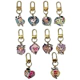 MayDee Hellu Boss Llavero Helluva Chibi Figura Colgante 10 Metal Llavero Para Fans