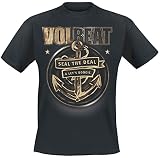 Volbeat Anchor Hombre Camiseta Negro XL 100% algodón Vorne Bedruckt Regular