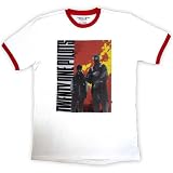 Rock Off officially licensed products Twenty One Pilots Side Stand Ringer - Camiseta, blanco, M