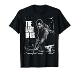 The Last of Us Ellie Readys Bow Black and White Portrait Camiseta