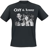Ozzy Osbourne Hellraiser OZZY & Lemmy Hombre Camiseta Negro 100% algodón Regular