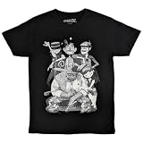 Rock Off Officially Licensed Products Gorillaz George Spray T Shirt, Negro, S