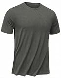 PINSPARK Camisetas Manga Corta Hombre Secado Rápido Ligeras para Gimnasio Entrenamiento UV UPF 50+ Running Deportiva Transpirable Fitness Ropa