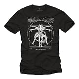 Camisetas Frikis Divertidas Hombre - T-Shirt Alien Isolation - Regalos Originales Geek Negro L