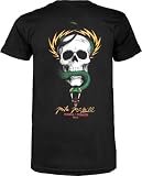 Powell-Peralta Mcgill cráneo y Serpiente T-Shirt, Hombre, Negro, Large