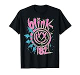 Oficial blink-182 Neon Rock Band Artwork Camiseta